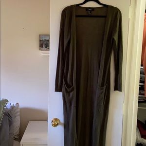 Very light weight green cardigan 🌺